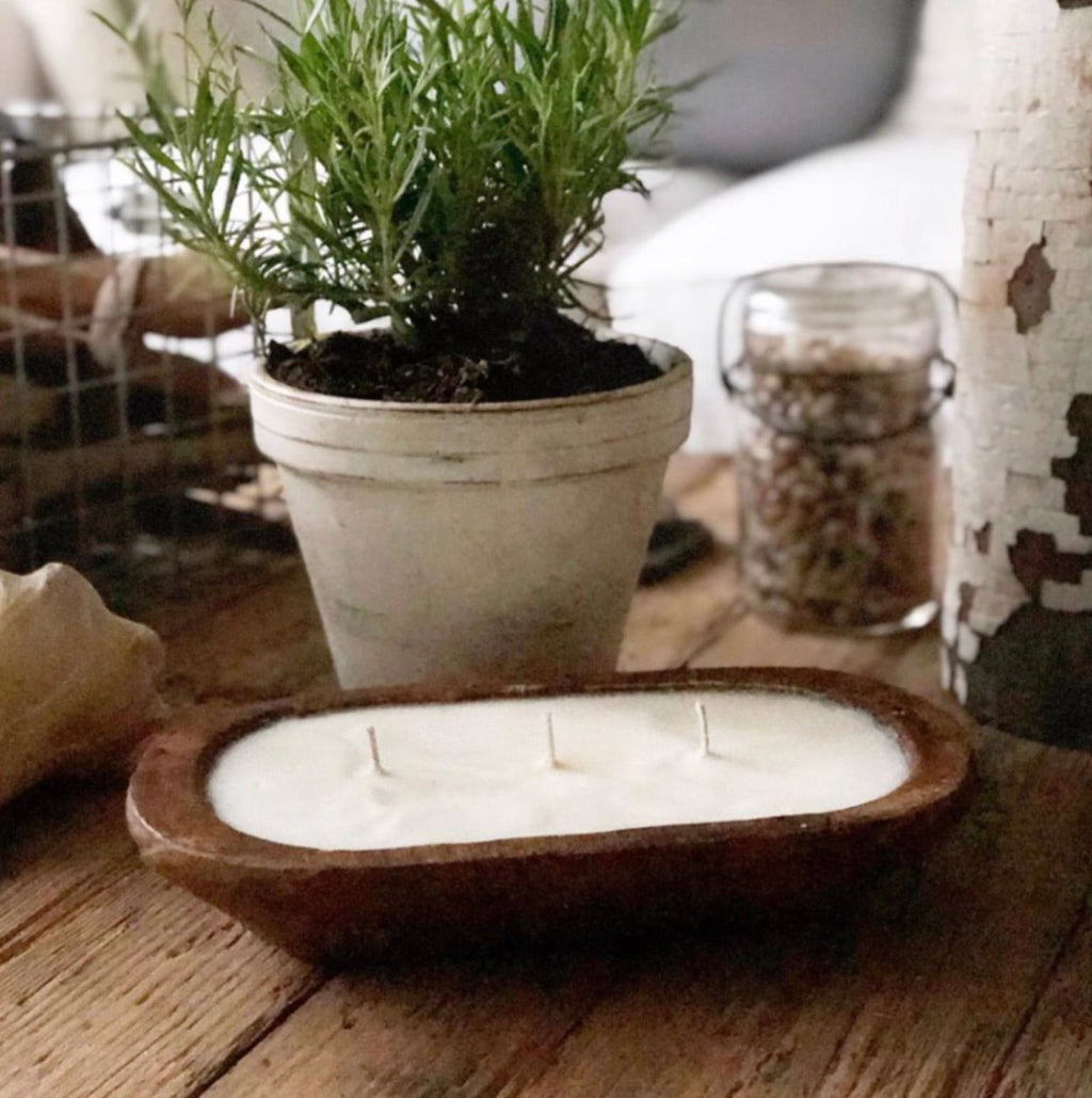 3-Wick Dough Bowl Candle- Farmhouse Scent