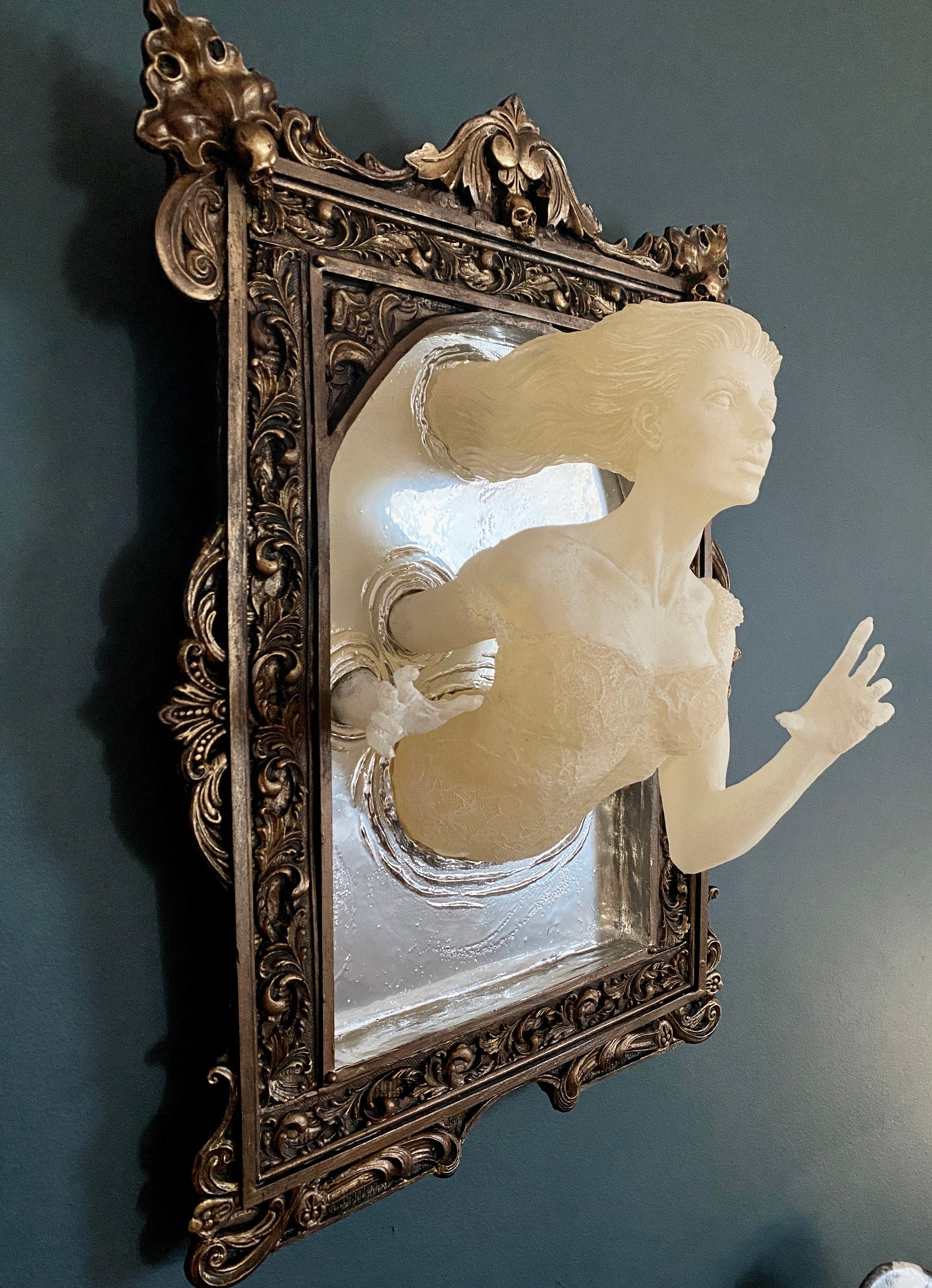 Ghost in the Mirror Wall Plaque — Glow in the Dark XL
