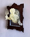 Gentleman Ghost in the Mirror Wall Plaque — Glow in the Dark