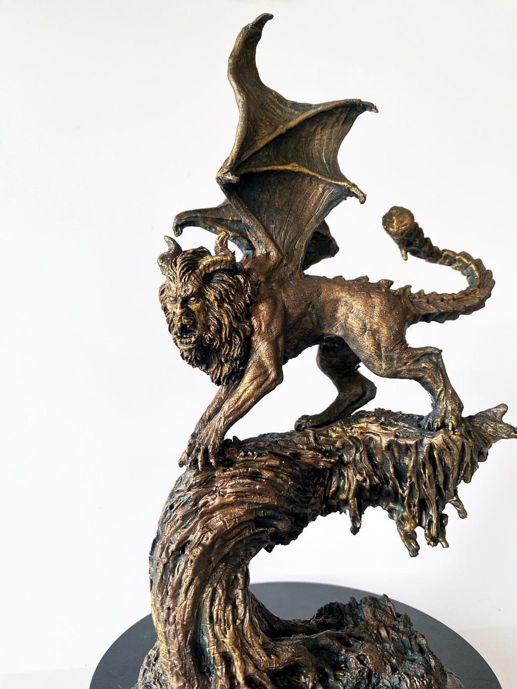 Manticore Hand-Painted Resin Figurine
