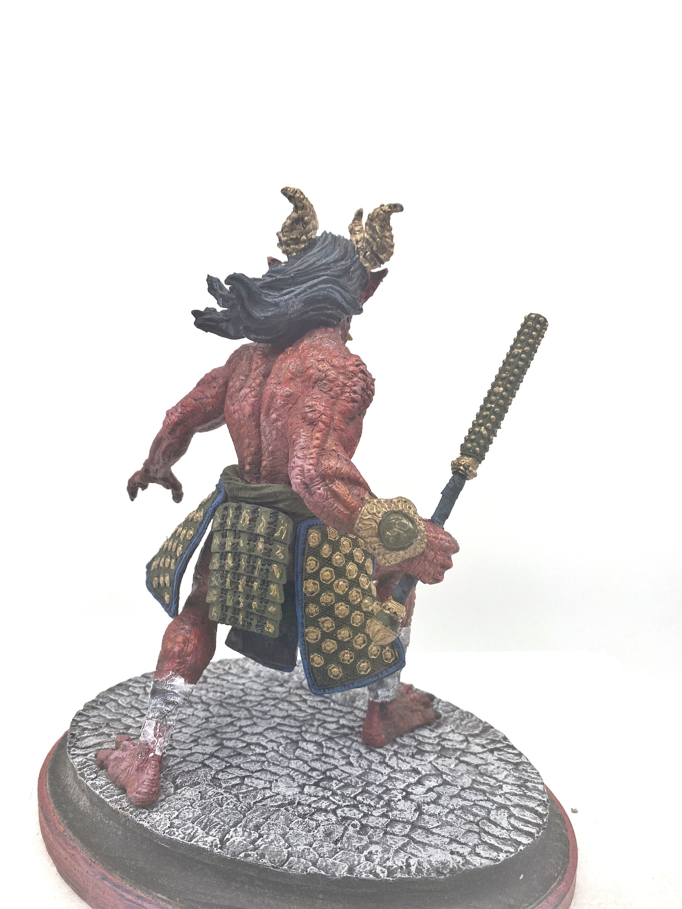 Oni Statue — Full Color Red