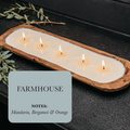 5-Wick Dough Bowl Soy Candle – Farmhouse
