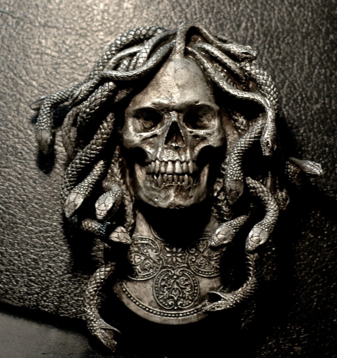 Medusa Skull Wall Plaque