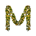 9'x14" Pre-Decorated Garland with Warm White Lights Gold/Silver