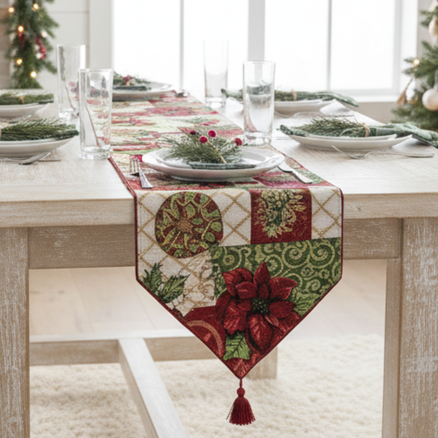 Holiday Tidings Table Runner