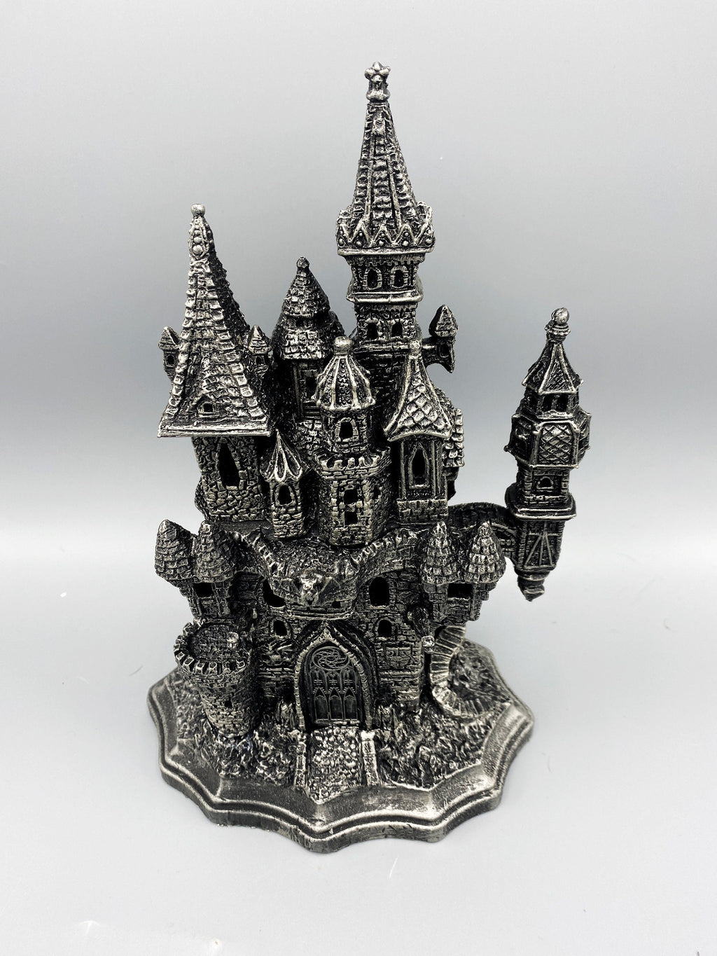 Castle Dracula Sculpture with LED Tea Light