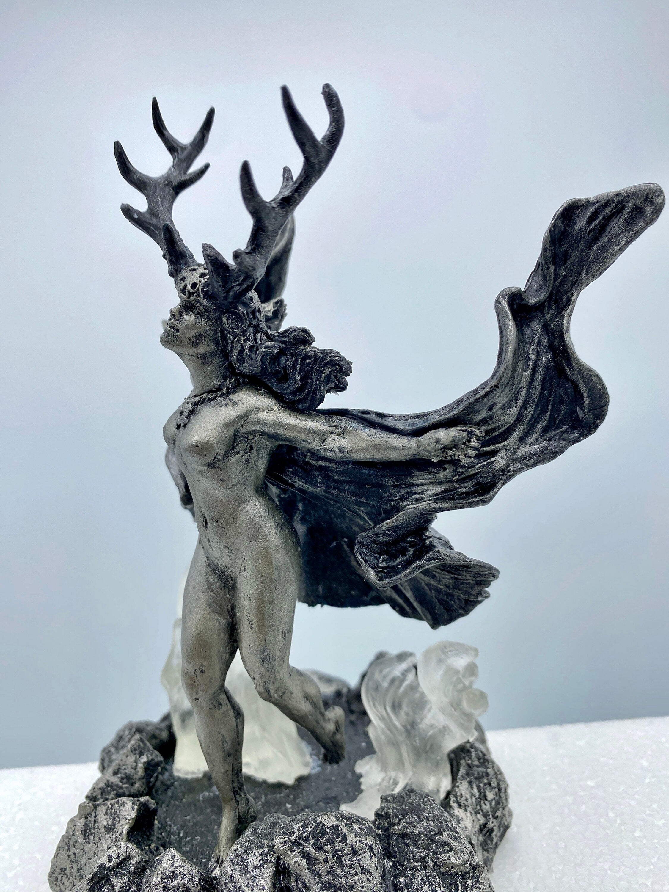 Morgan Le Fay Hand-Painted Resin Figurine