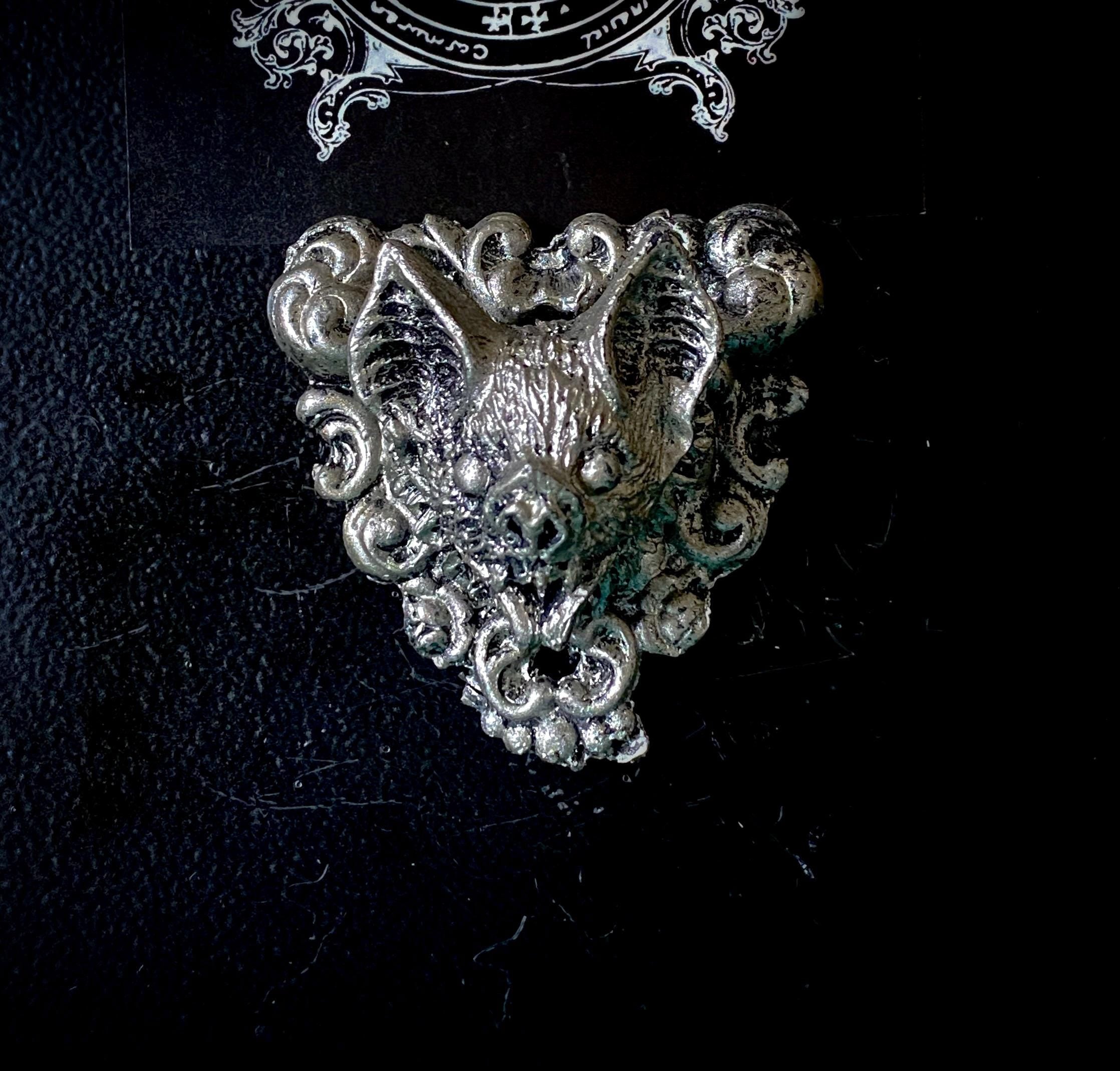 Vampire Bat Hand-Painted Resin Magnet