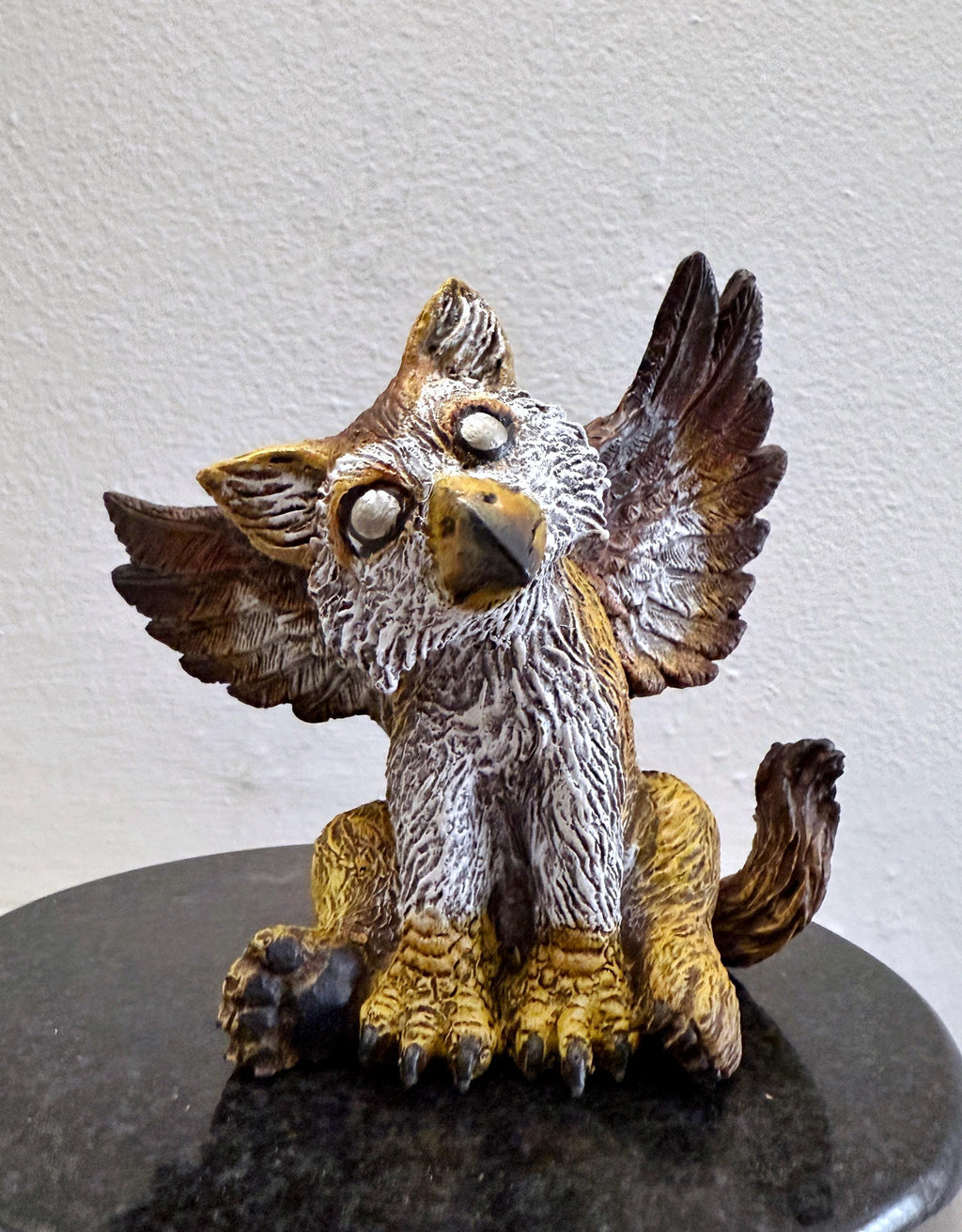 Baby Griffin Hand-Painted Resin Figurine