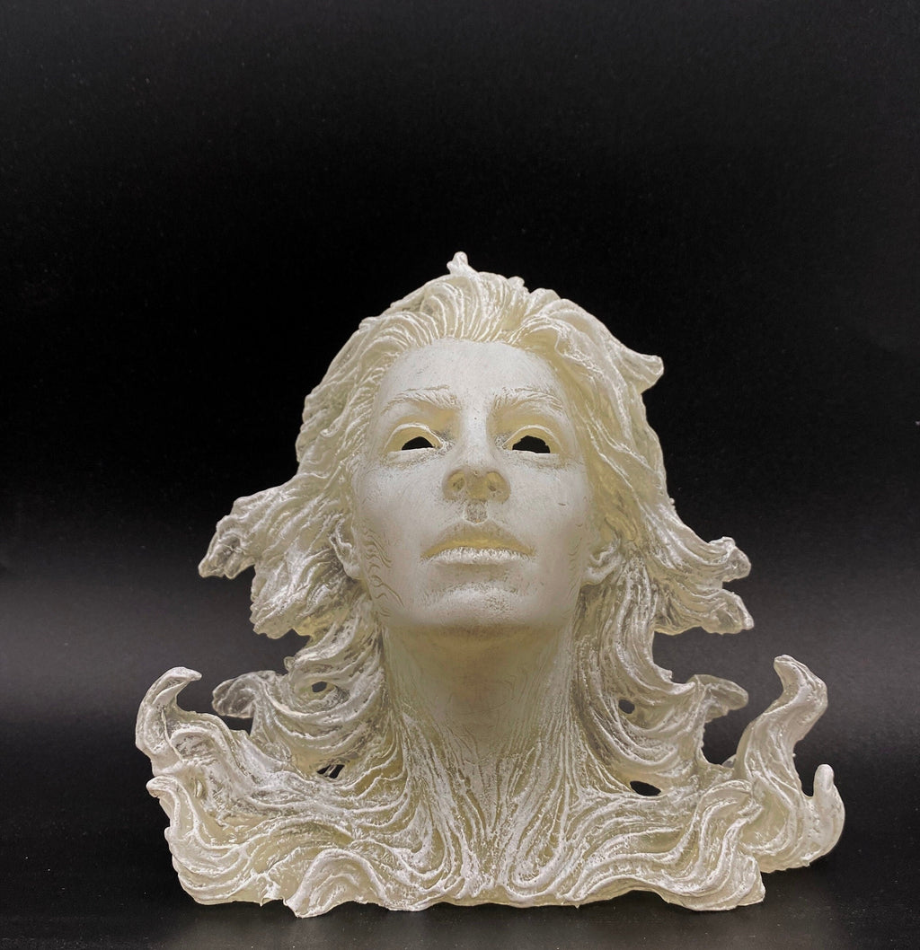 Spirit Summoning Sculpture with LED Tea Light — Version 2