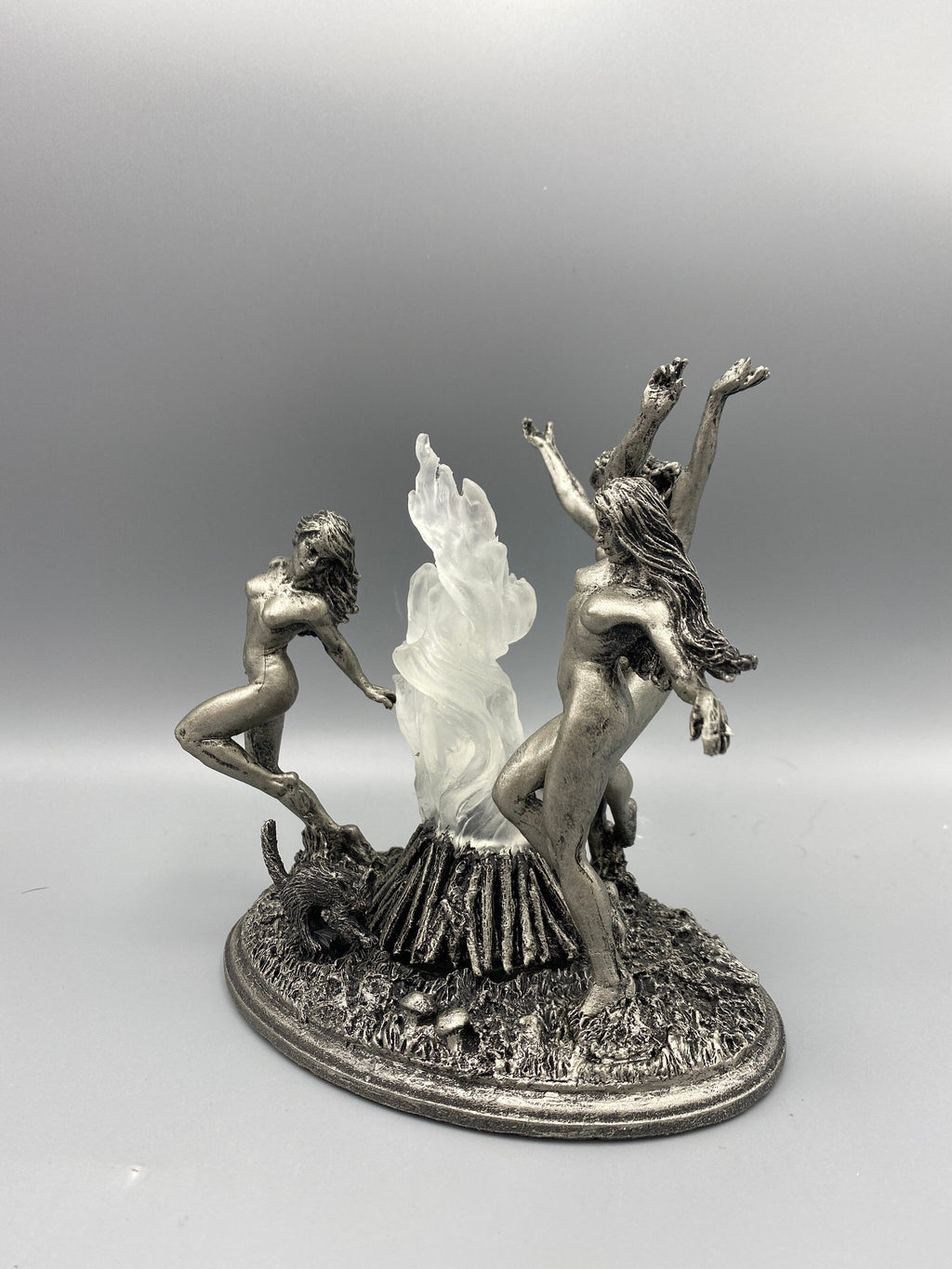 Witch's Sabbath Sculpture with LED Tea Light