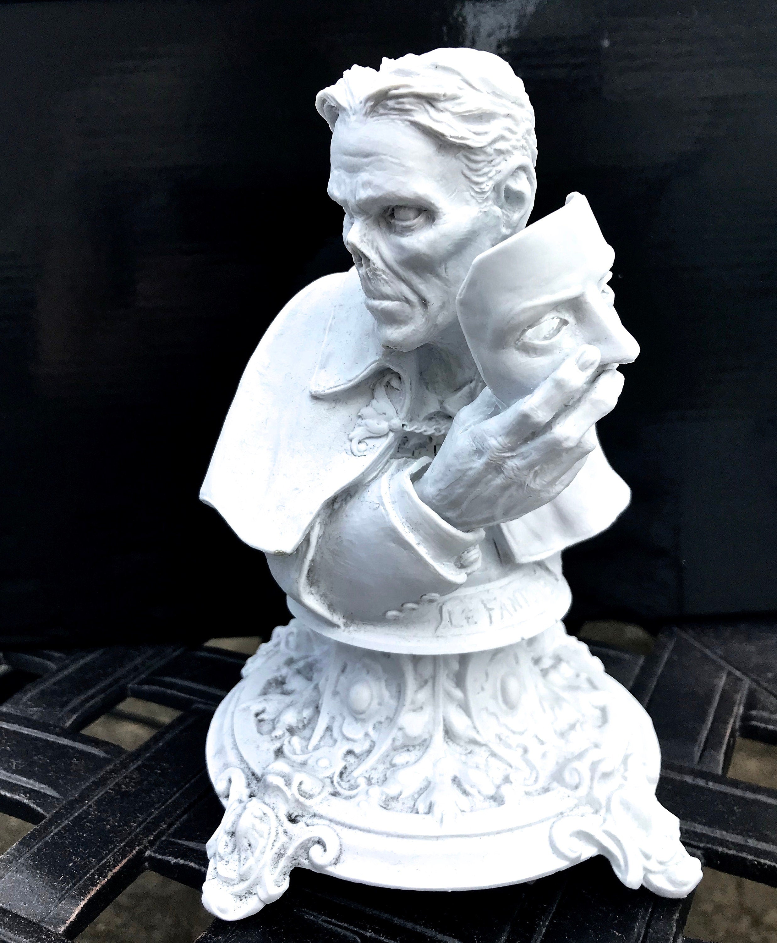 Phantom of the Opera Bust — White