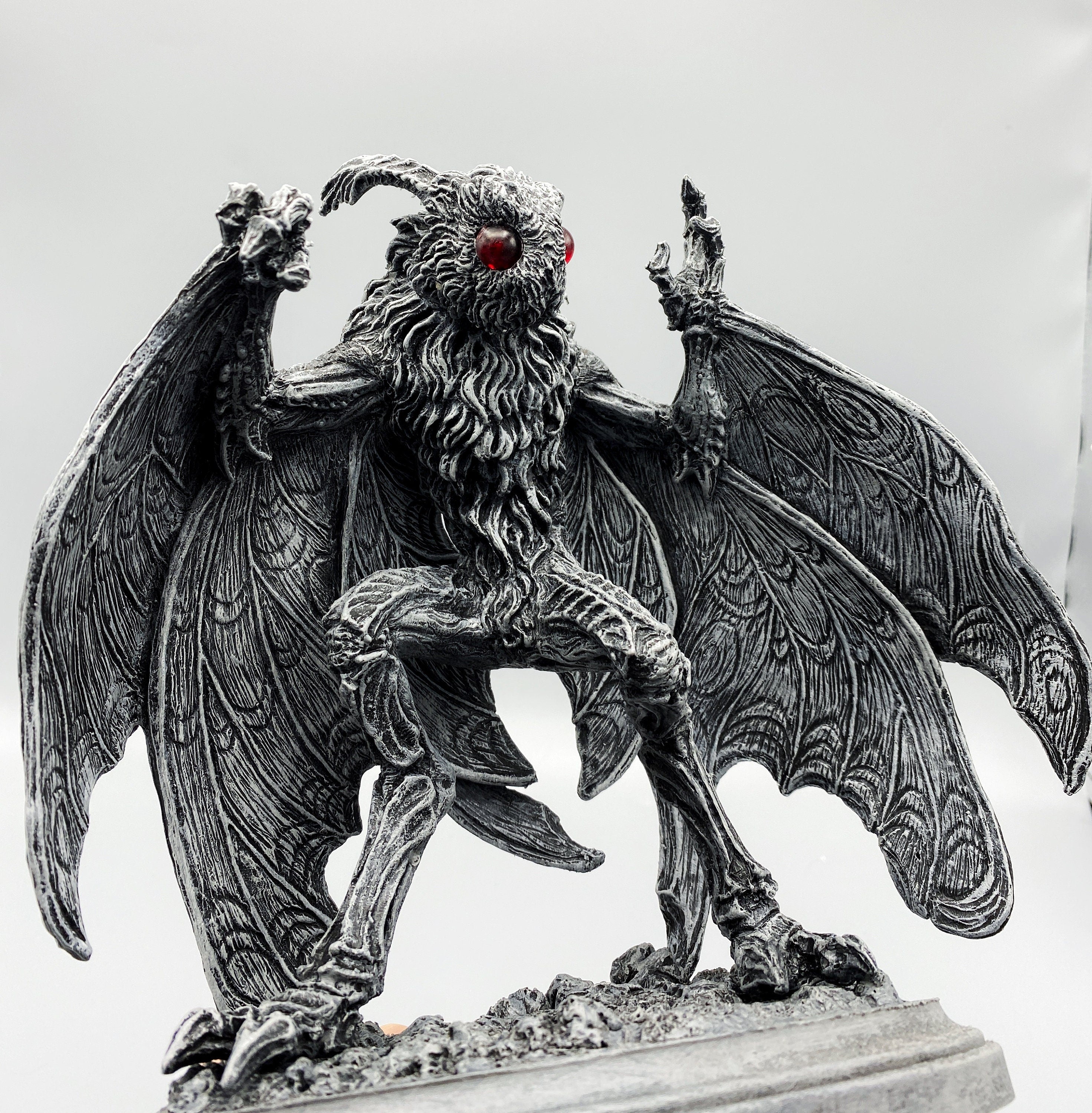 Mothman Hand-Painted Resin Figurine