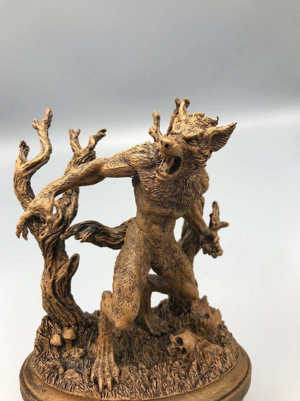 Werewolf Hand-Painted Resin Figurine