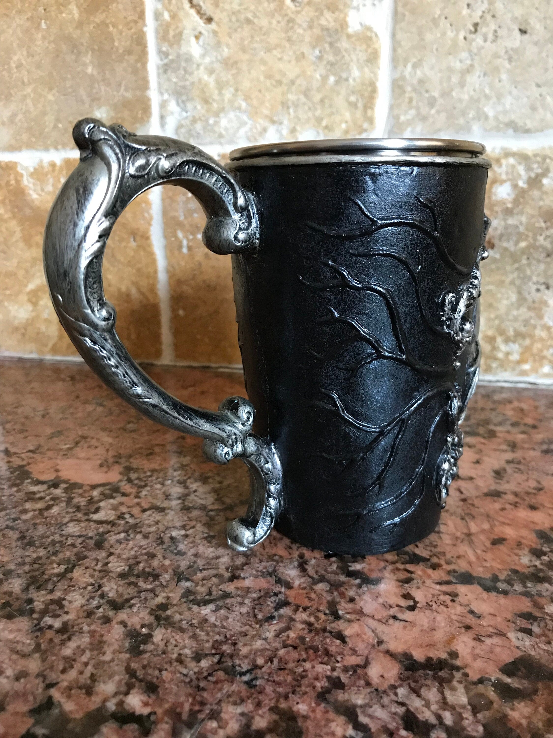 Anatomical Heart Hand-Sculpted Resin Art Mug