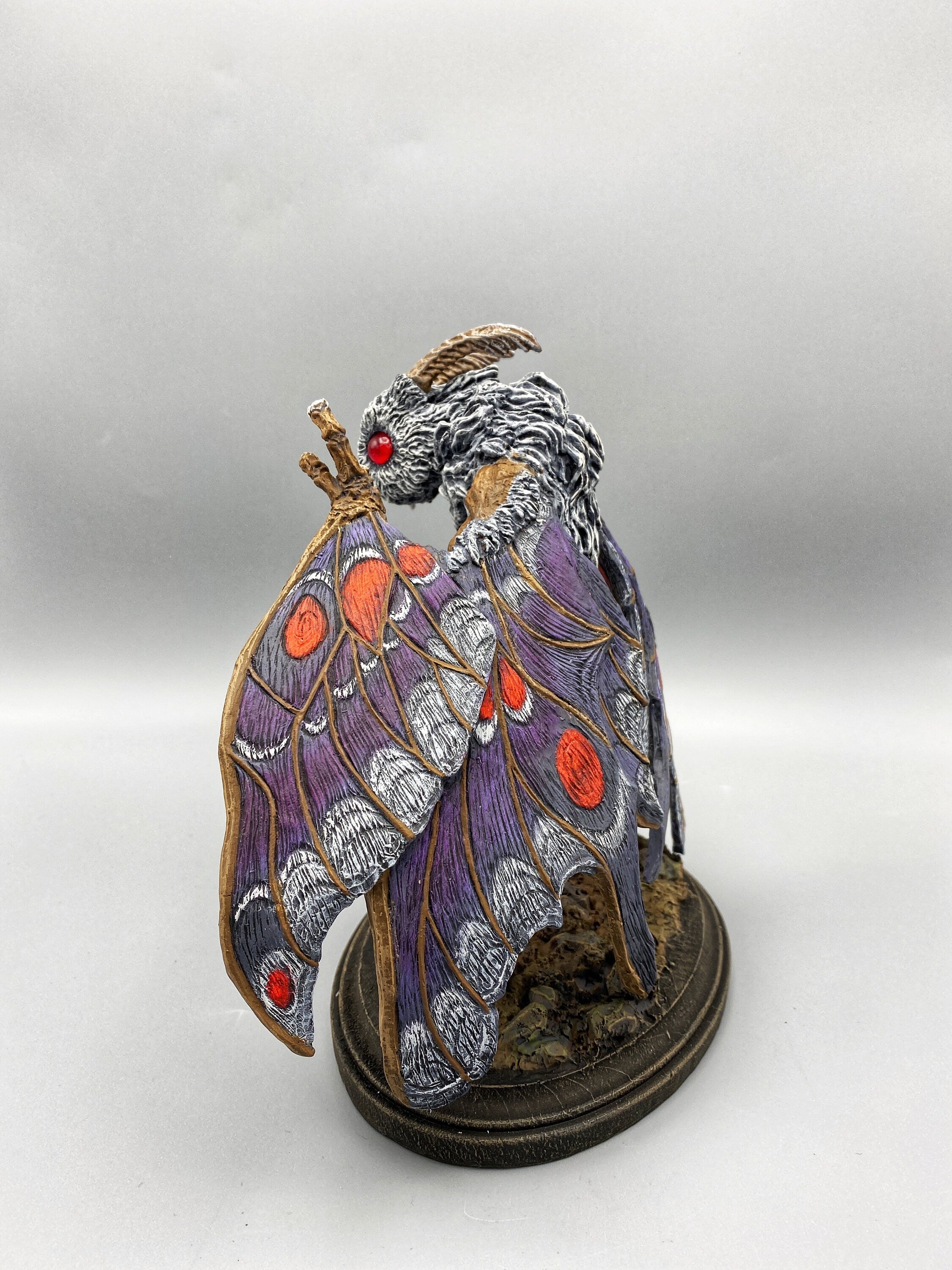 Mothman Hand-Painted Resin Figurine — Full Color