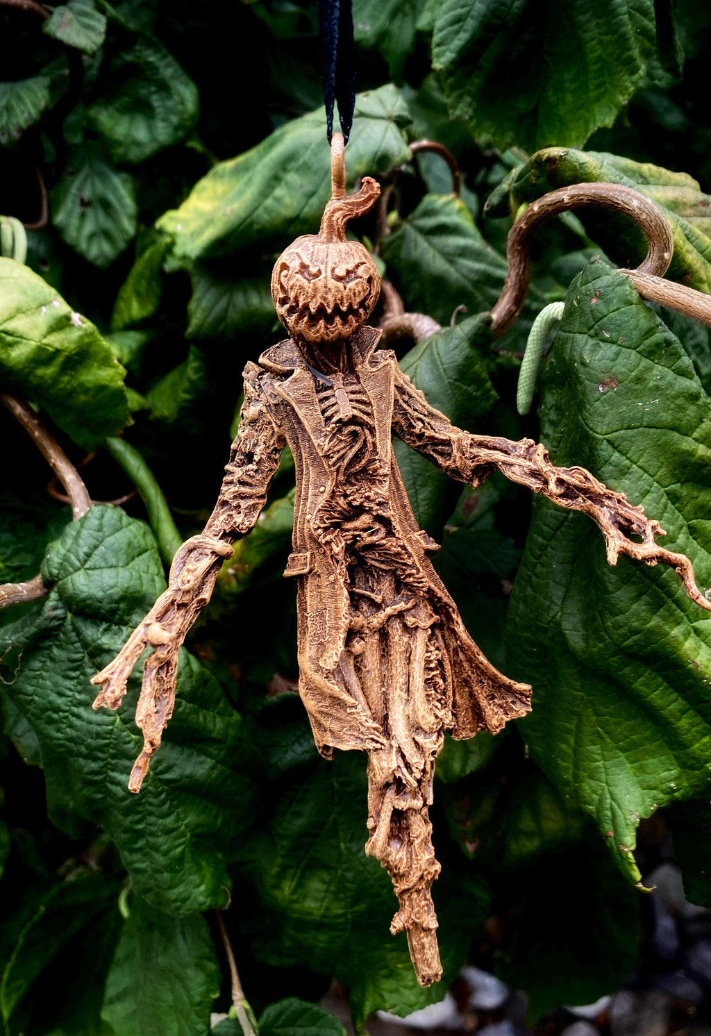 Scarecrow Ornament — Jack O’ Lantern Version