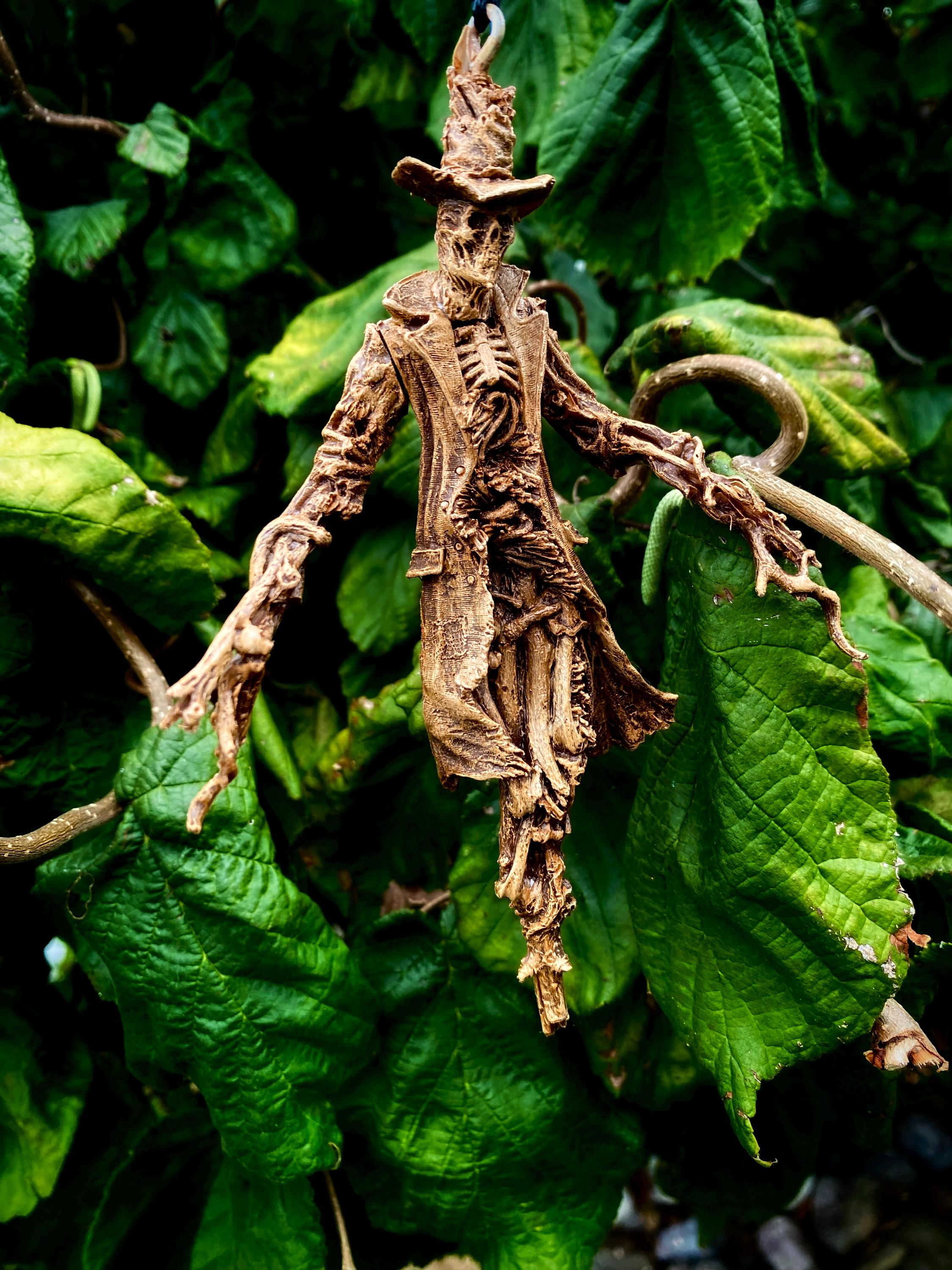 Scarecrow Hand-Painted Resin Ornament