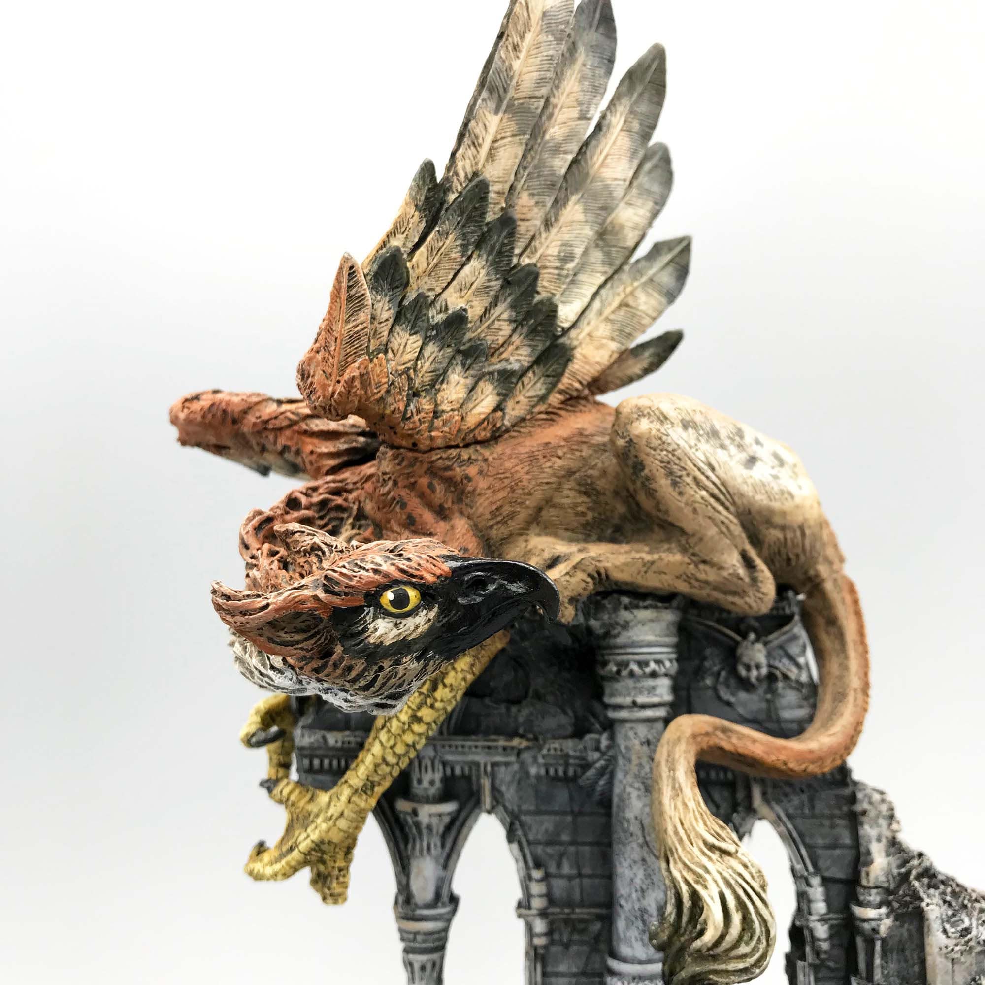 Griffin Hand-Painted Resin Figurine — Full Color