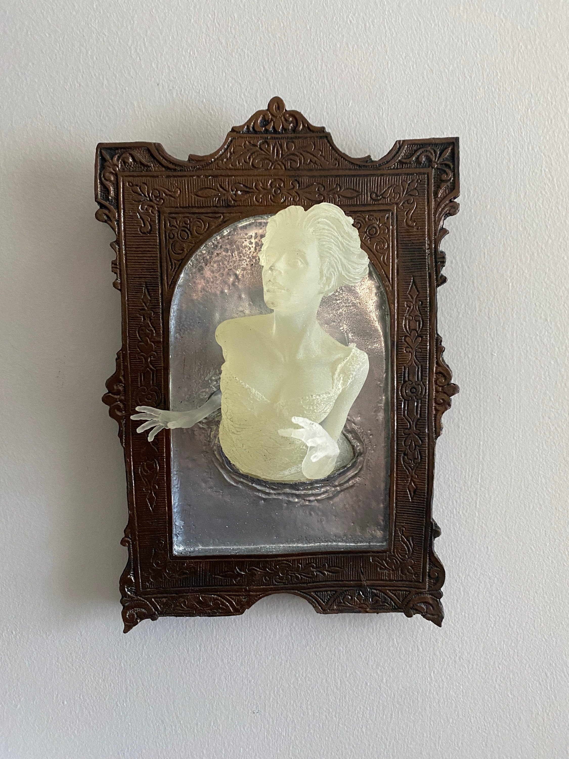 Ghost in the Mirror Wall Plaque — Glow in the Dark Large