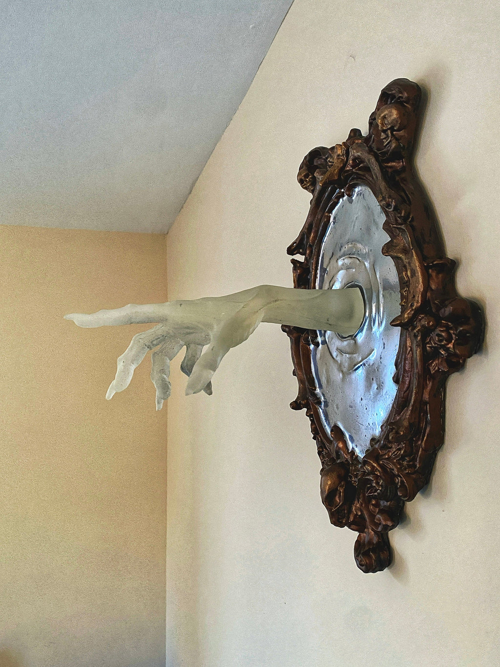 Spectral Hand Wall Plaque — Large Glow in the Dark