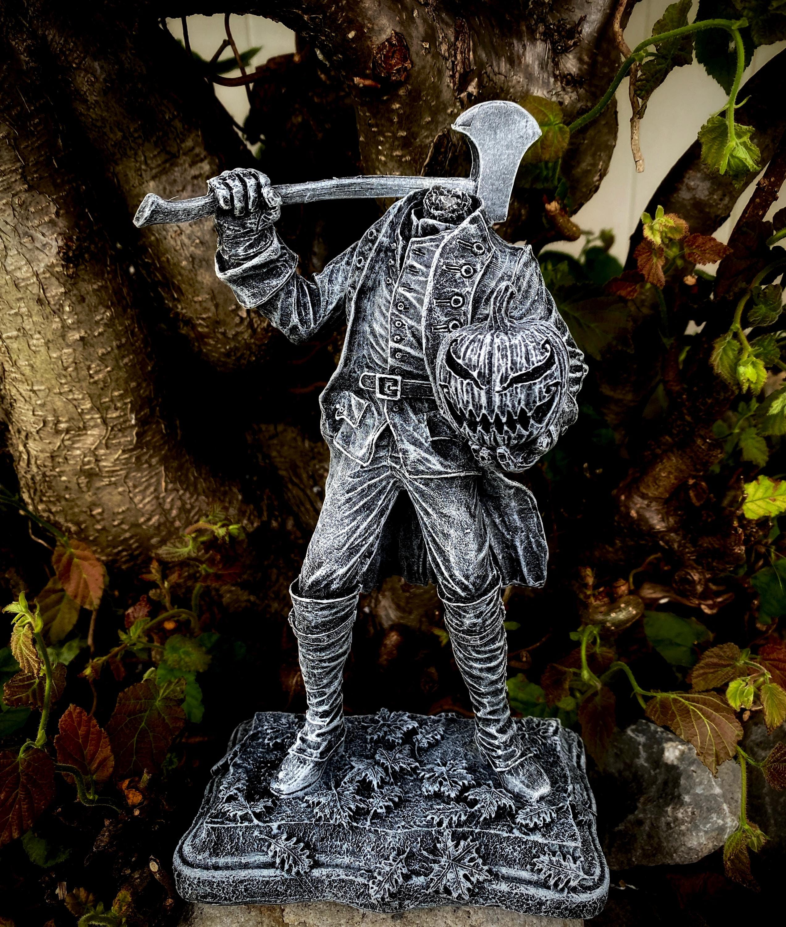 Headless Horseman Hand-Painted Resin Figurine