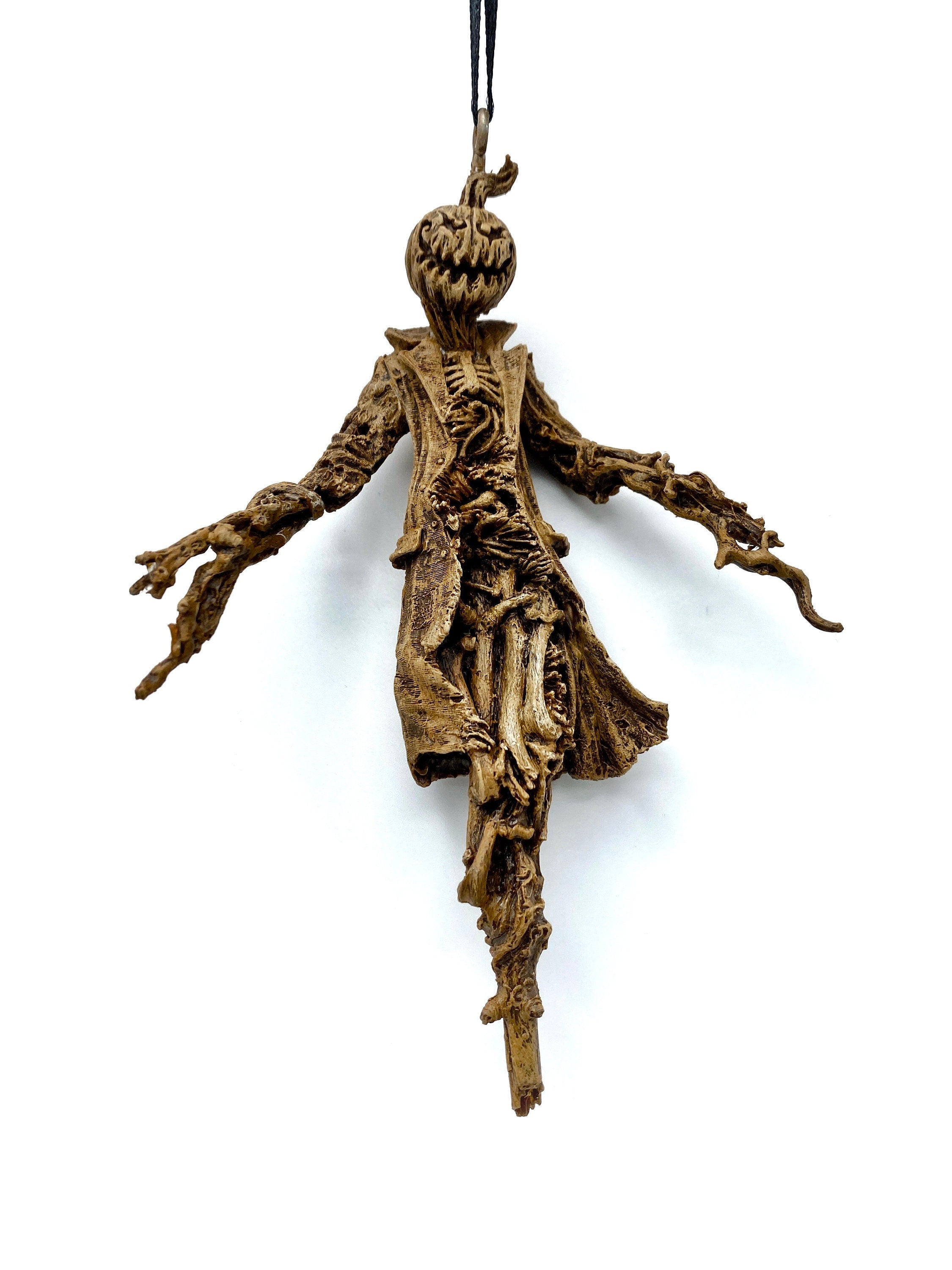 Scarecrow Ornament — Jack O’ Lantern Version