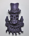 Baron Samedi Wall Plaque — Purple Finish