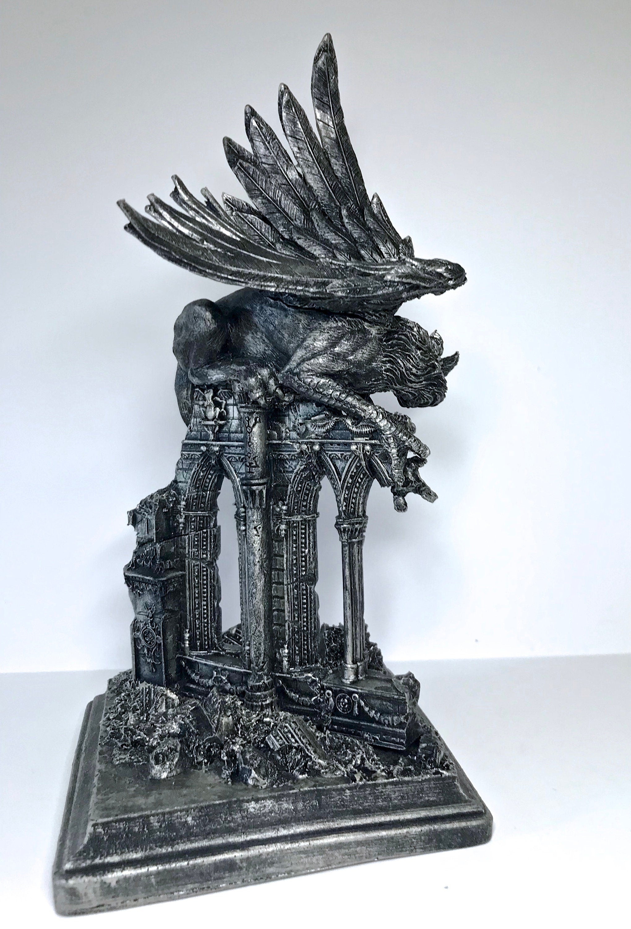 Griffin Hand-Painted Resin Figurine