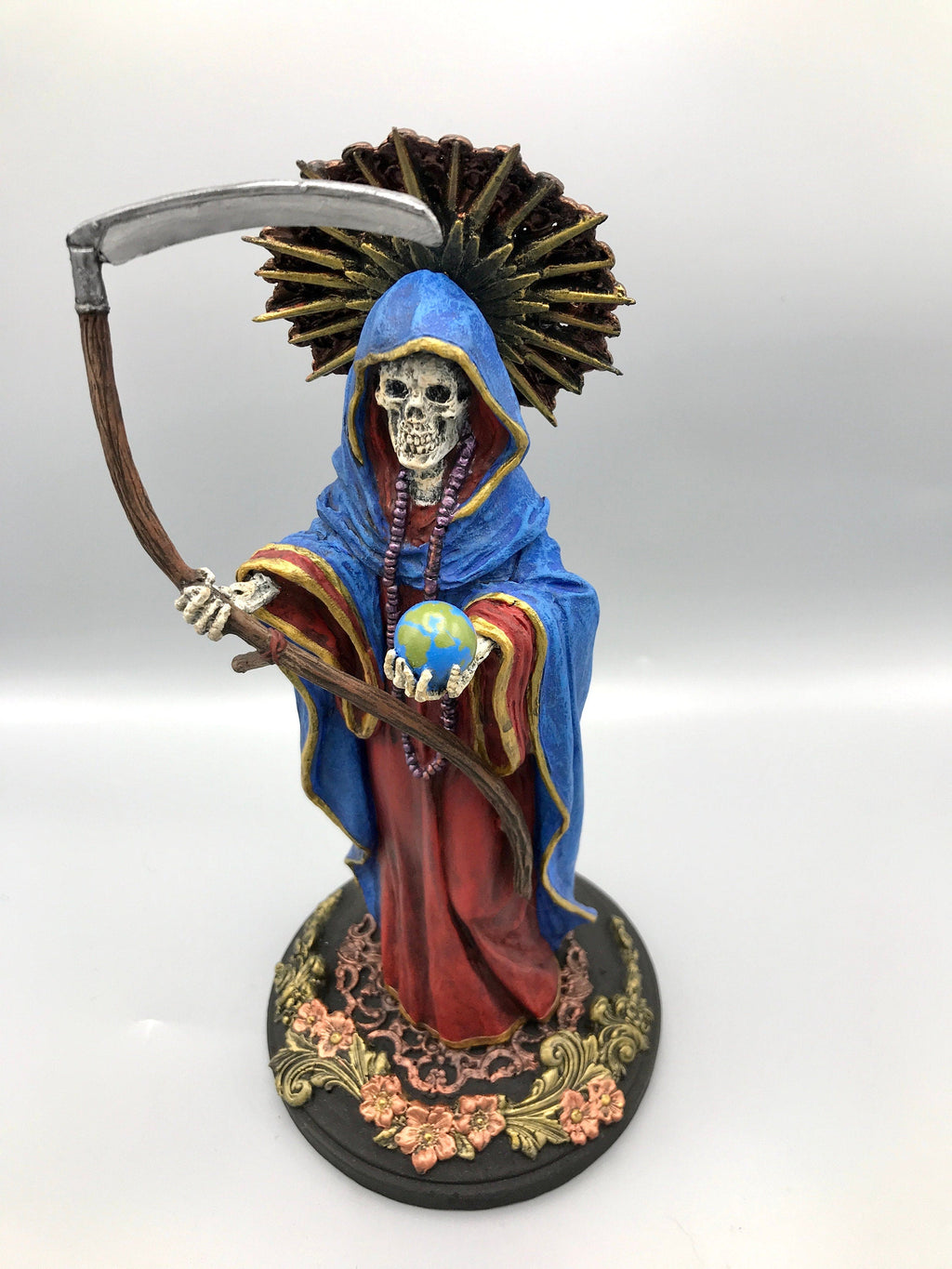Santa Muerte Statue — Full Color