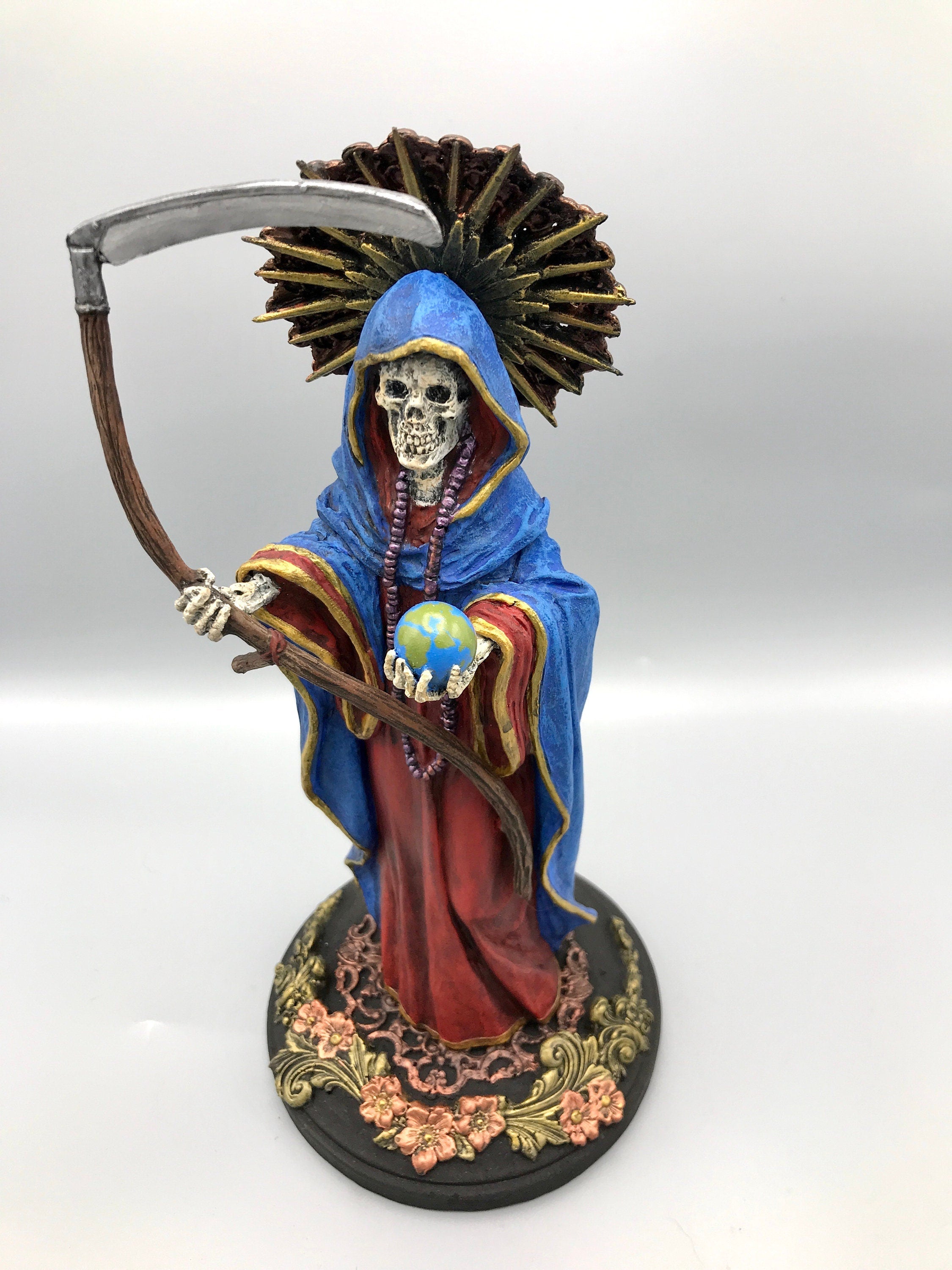 Santa Muerte Statue — Full Color