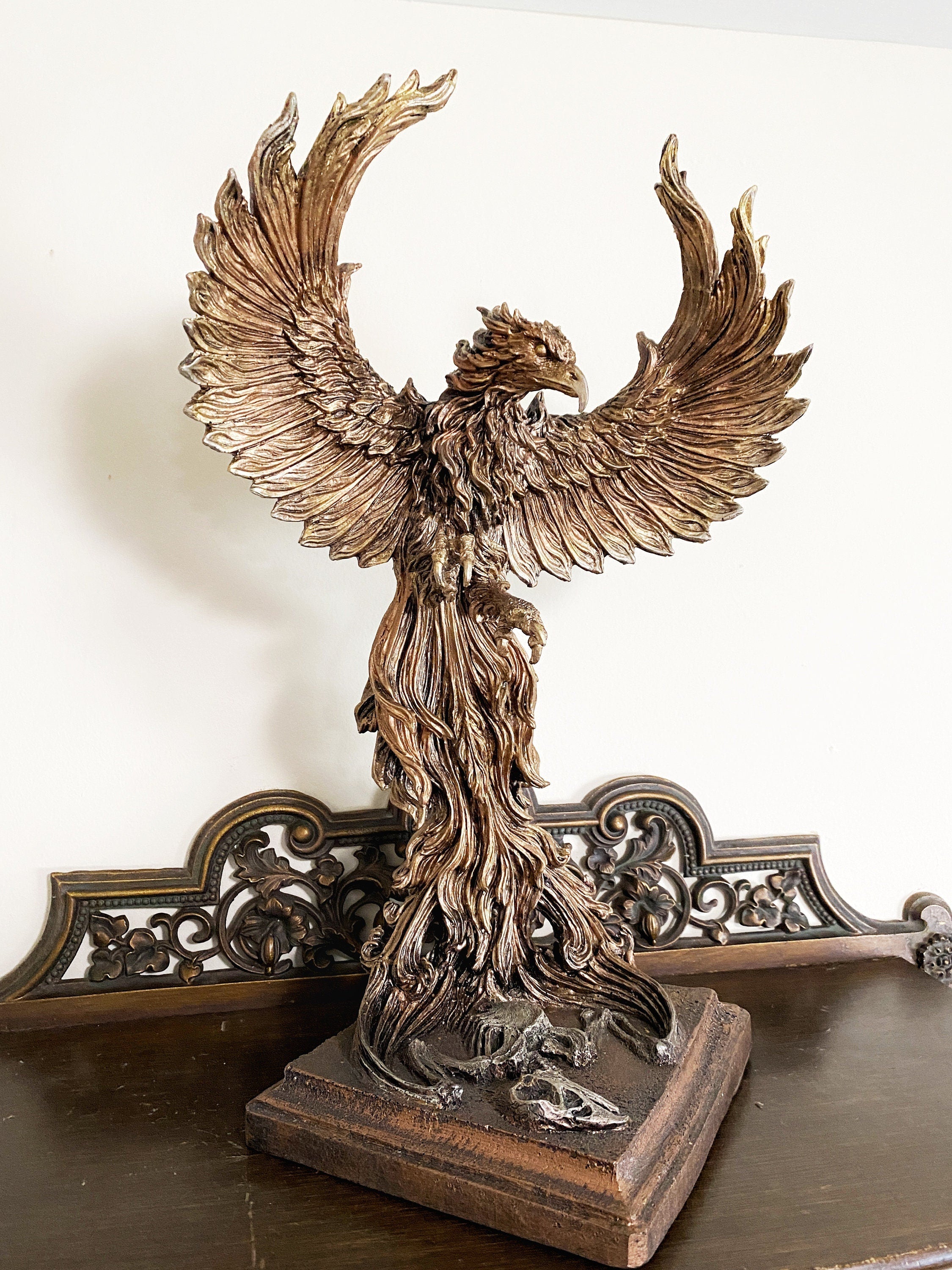Phoenix Rising Statue — Large
