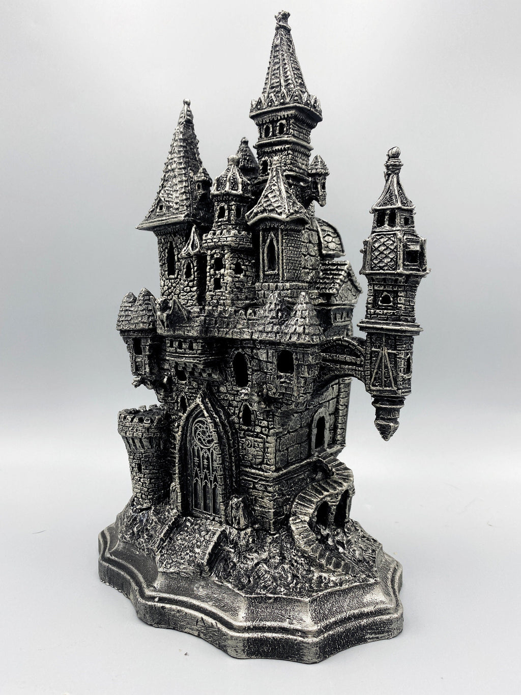 Castle Dracula Sculpture with LED Tea Light