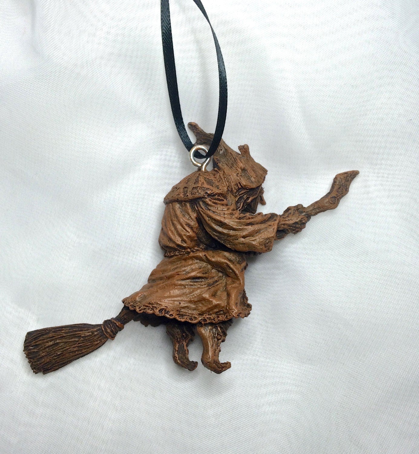 La Befana the Witch Hand-Painted Resin Ornament