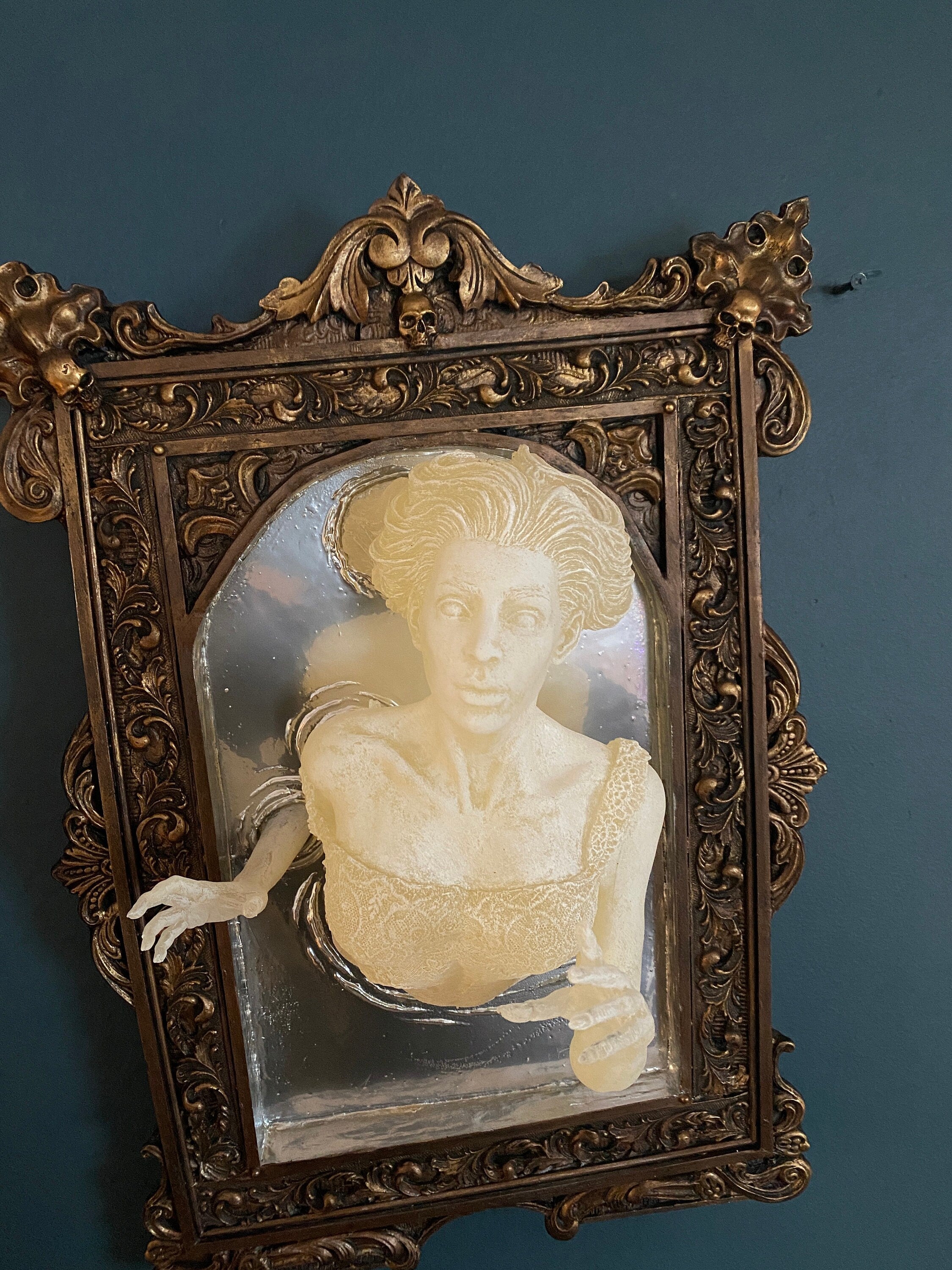 Ghost in the Mirror Wall Plaque — Glow in the Dark XL