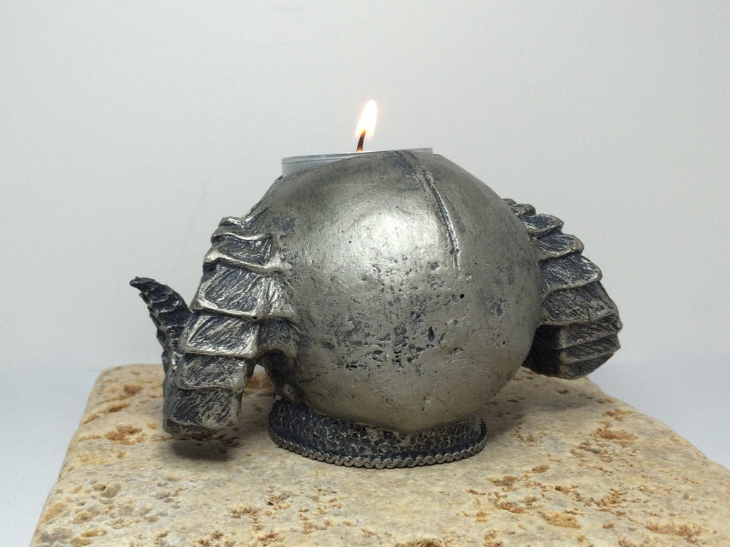 Satyr Fetal Skull Tea Light Holder