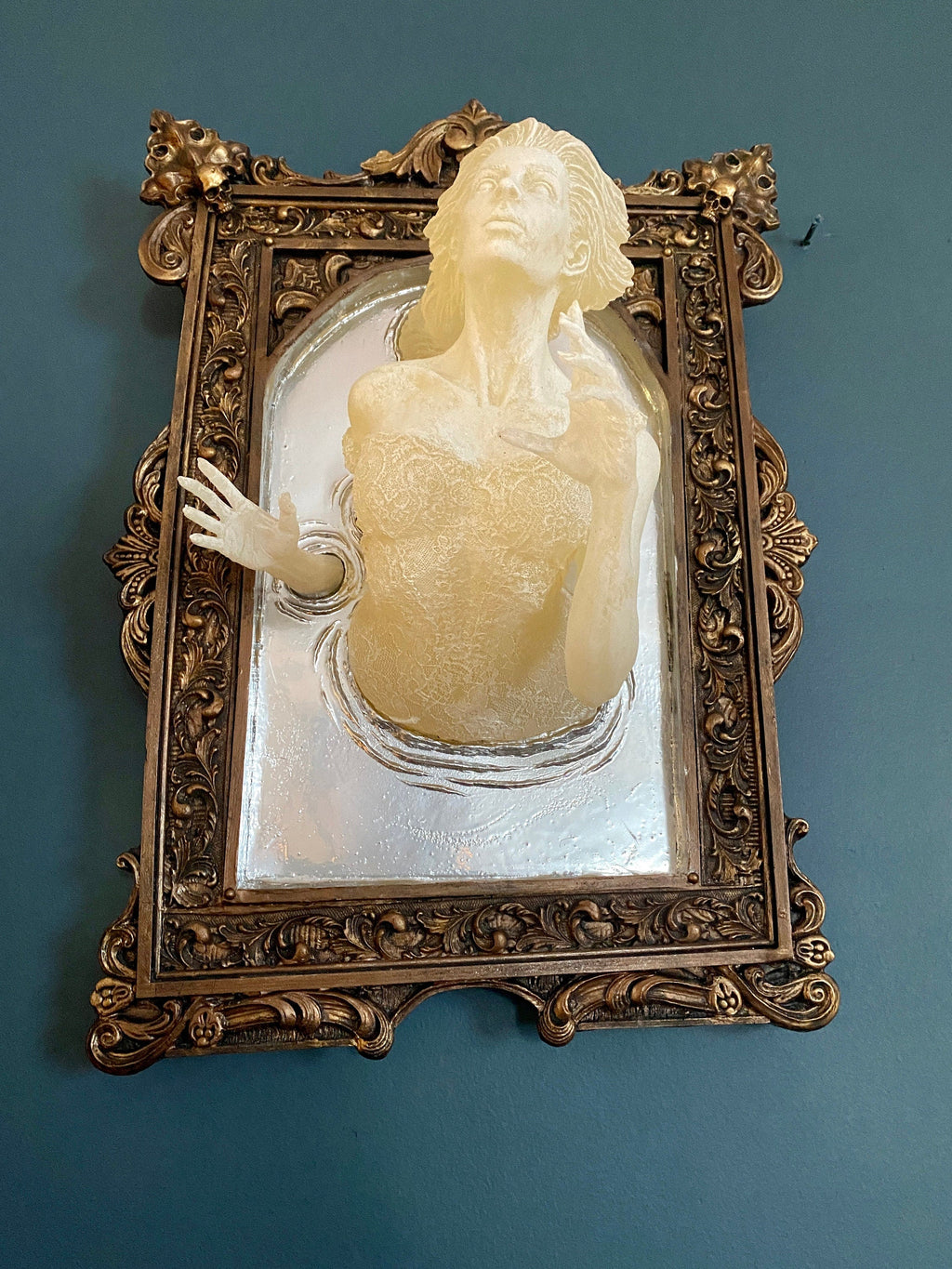 Ghost in the Mirror Wall Plaque — Glow in the Dark XL