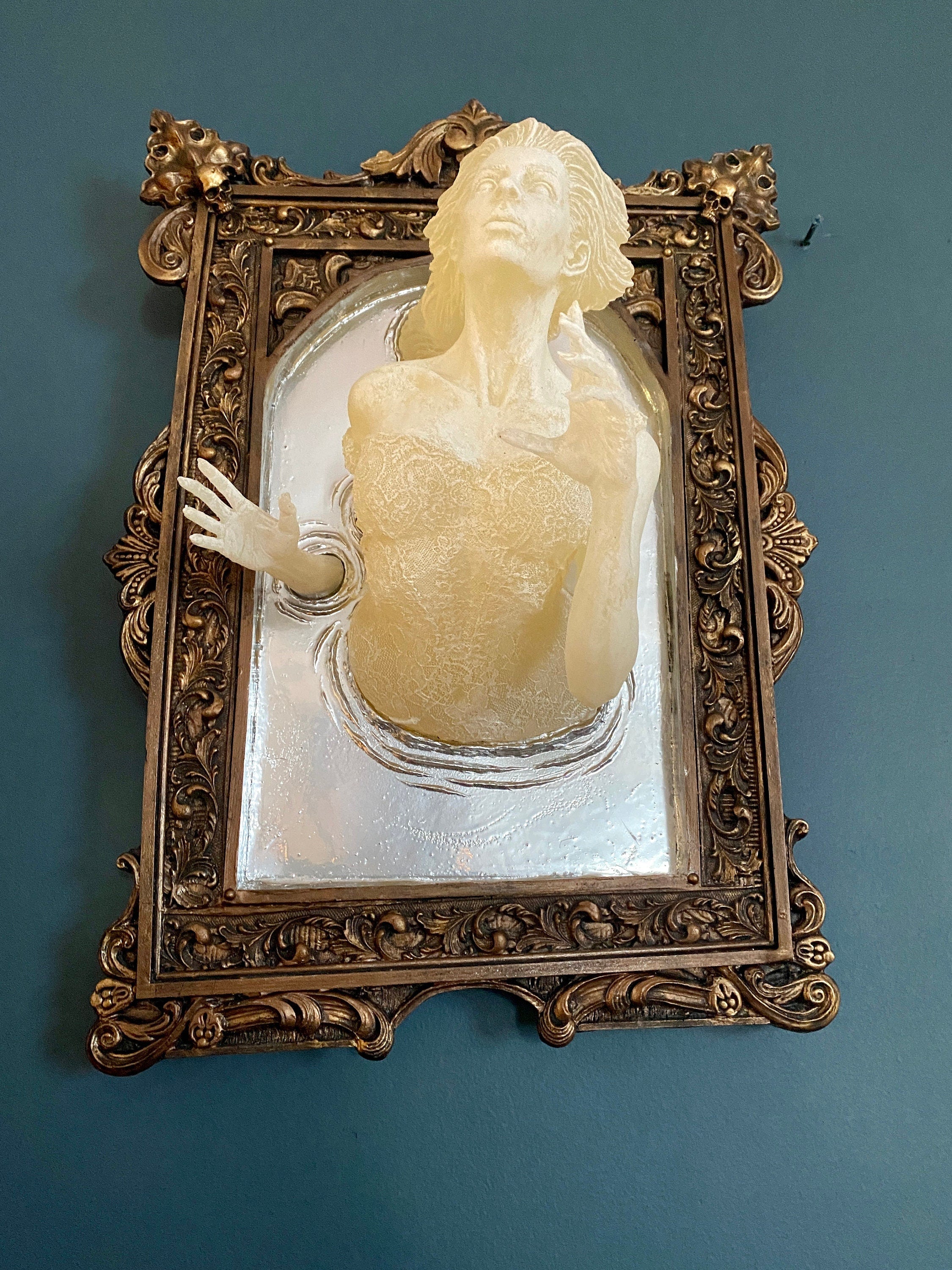 Ghost in the Mirror Wall Plaque — Glow in the Dark XL