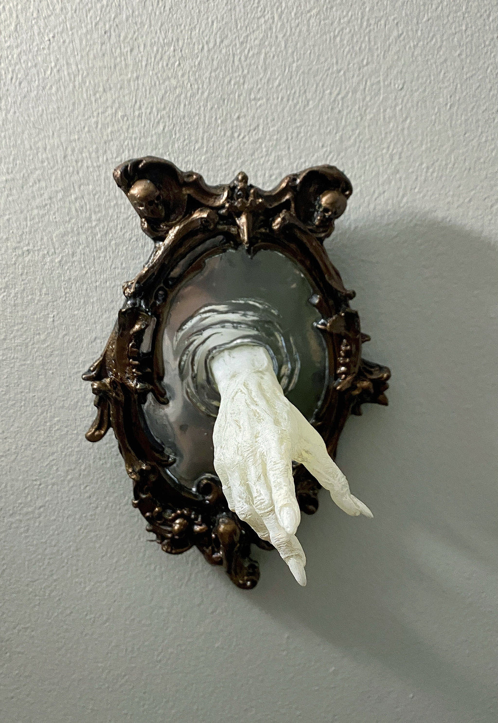 Spectral Hand Wall Plaque — White