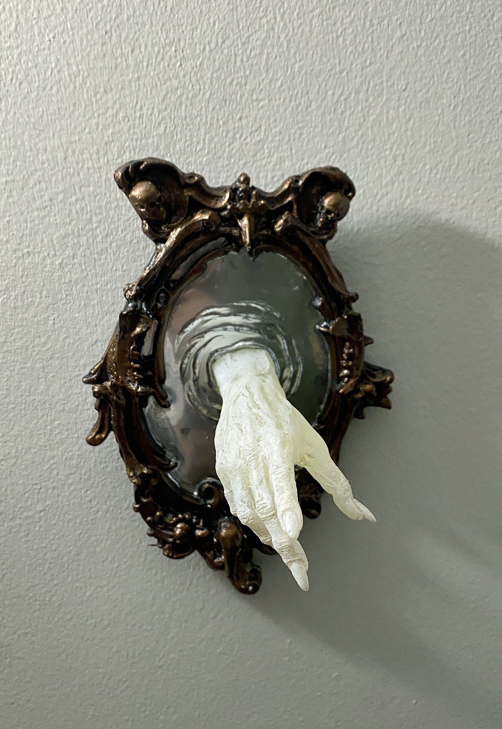 Spectral Hand Wall Plaque — White