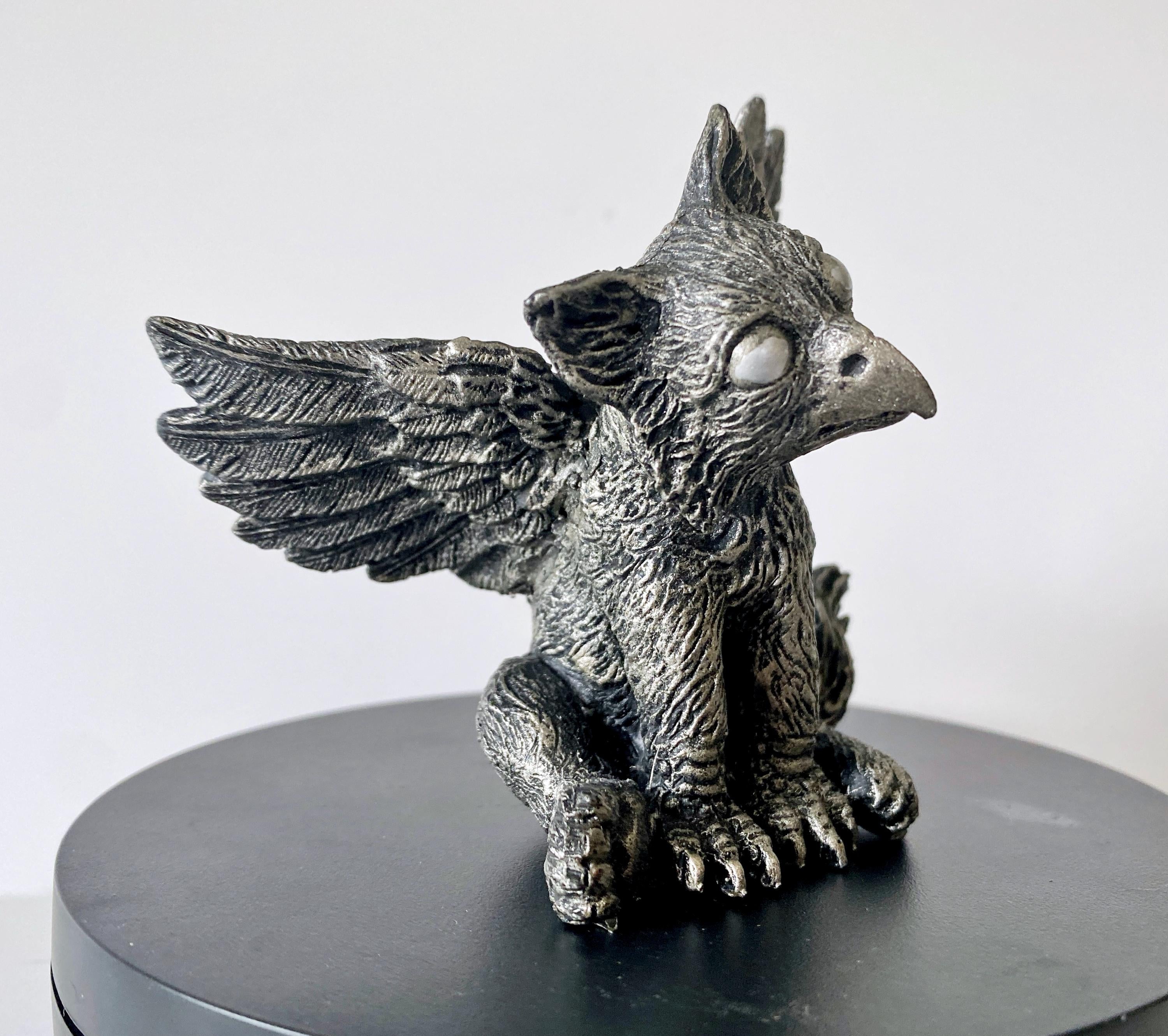 Baby Griffin Hand-Painted Resin Figurine — Version 2