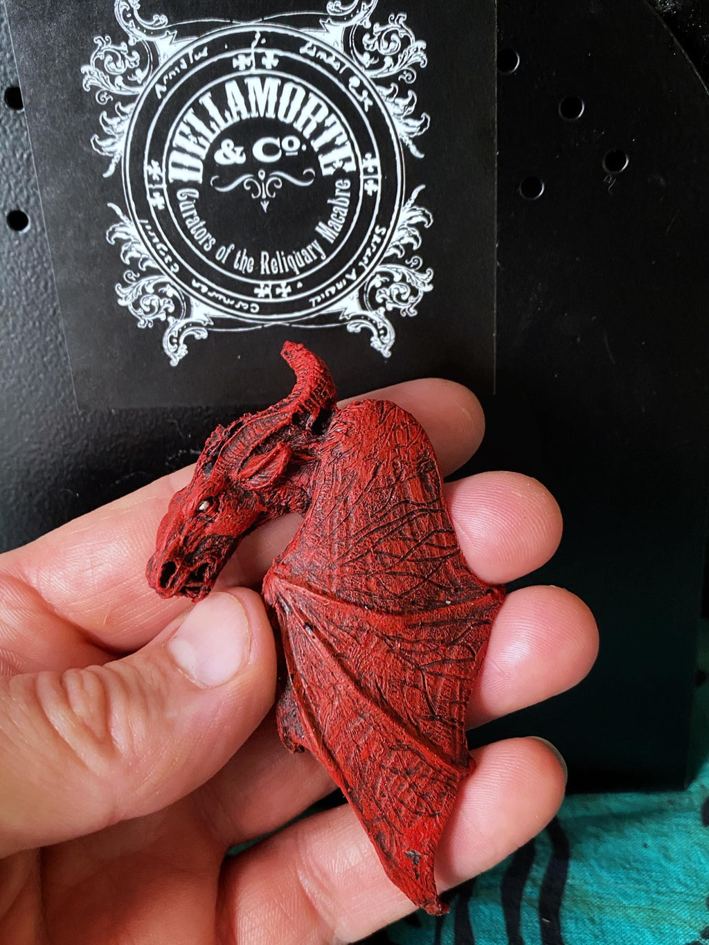 Jersey Devil Hand-Painted Resin Magnet