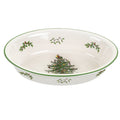 Spode Christmas Tree Oval Rim Dish (12.5" x 8.75") Deep Baking Pan for Serving Fine Porcelain