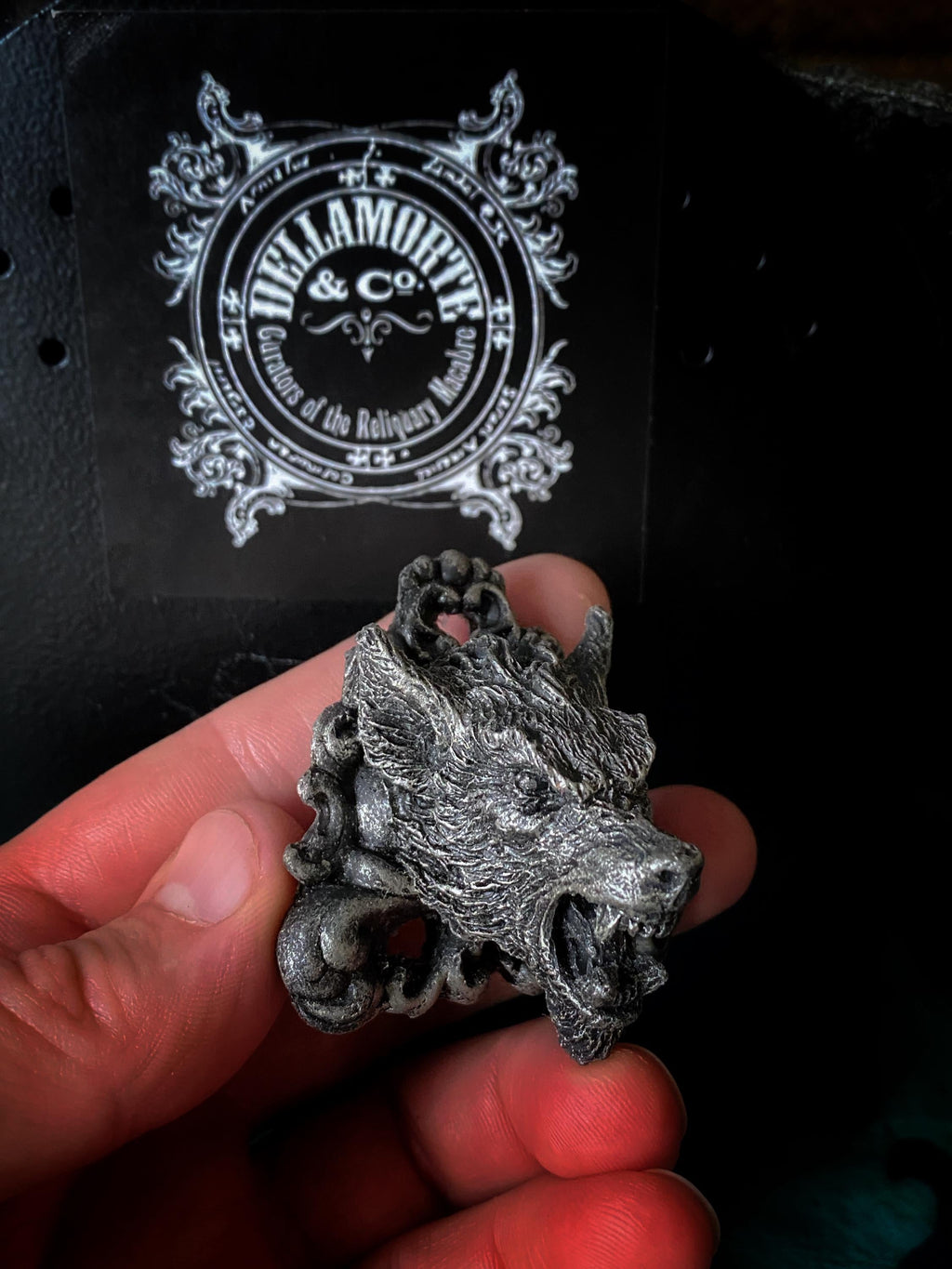 Werewolf Hand-Painted Resin Magnet