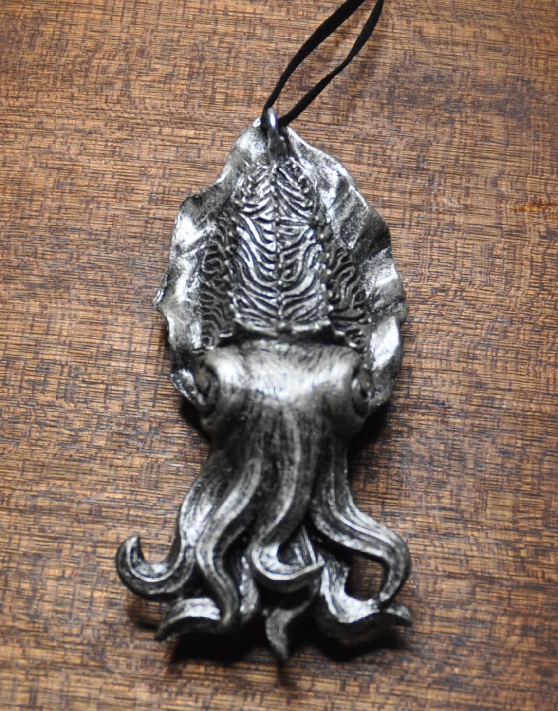 Cuttlefish Hand-Painted Resin Ornament