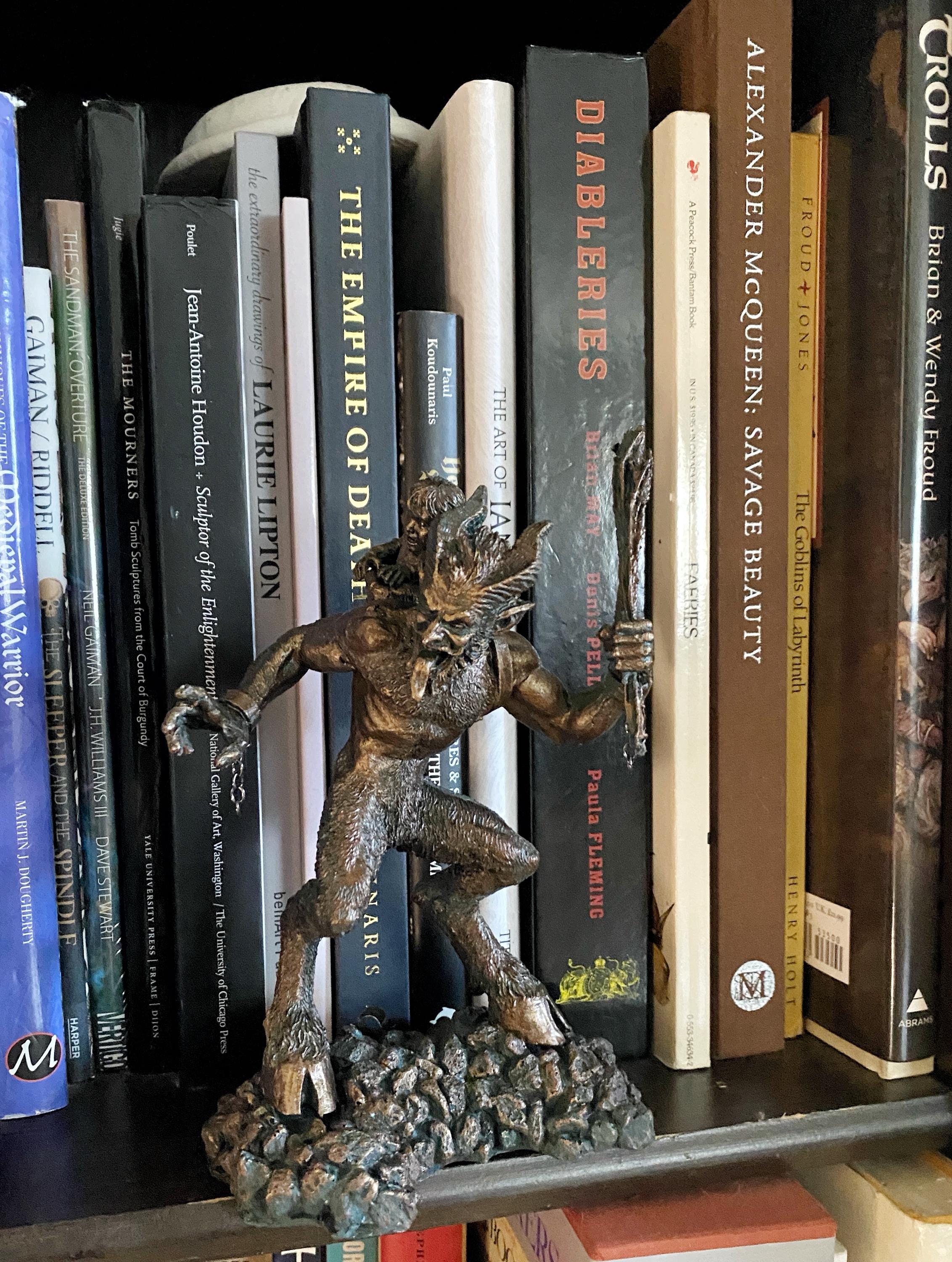 Krampus I Hand-Painted Resin Figurine — Bronze Finish