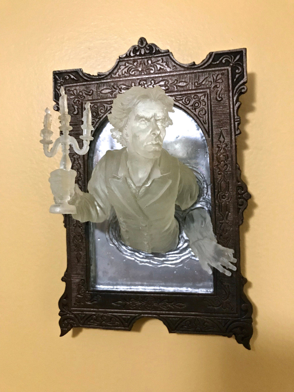 Gentleman Ghost in the Mirror Wall Plaque — Glow in the Dark