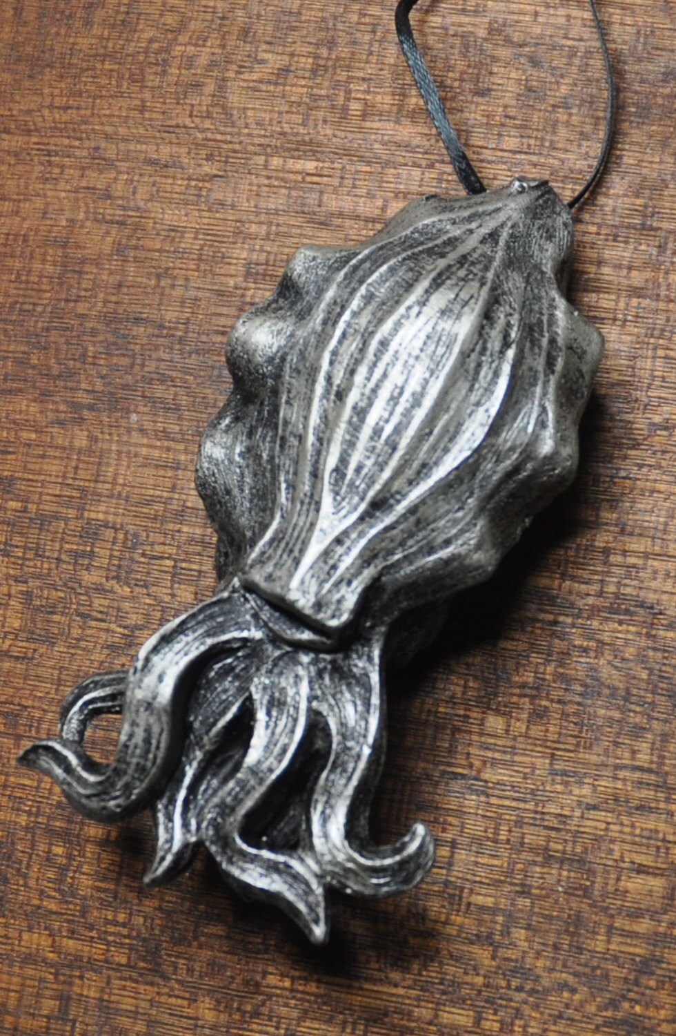 Cuttlefish Hand-Painted Resin Ornament