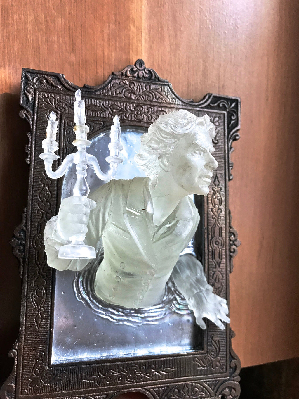 Gentleman Ghost in the Mirror Wall Plaque — Glow in the Dark