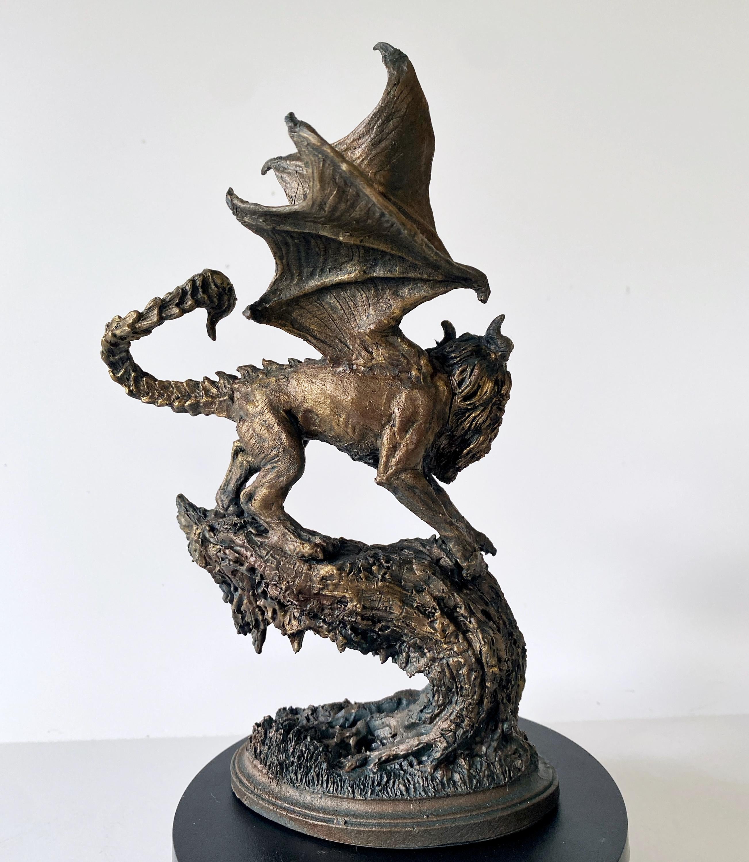 Manticore Hand-Painted Resin Figurine